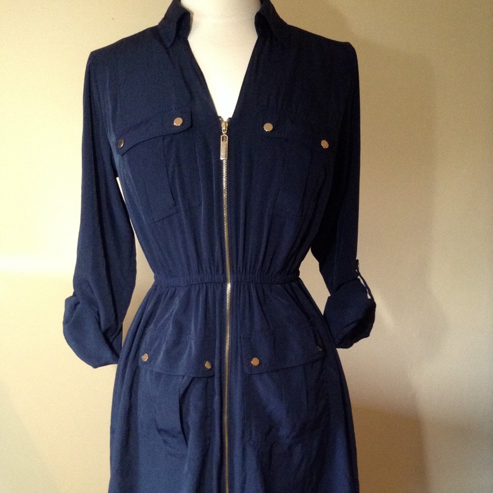 Alfani sporty zipper front dress